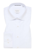 COMFORT FIT Cover Shirt in wit vlakte