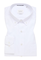 COMFORT FIT Cover Shirt in wit vlakte