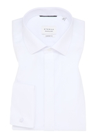 COMFORT FIT Cover Shirt in wit vlakte