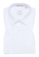 COMFORT FIT Cover Shirt in wit vlakte