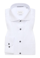 COMFORT FIT Cover Shirt in wit vlakte