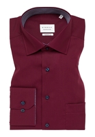 COMFORT FIT Original Shirt in wijnrood vlakte