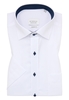 COMFORT FIT Overhemd in wit vlakte