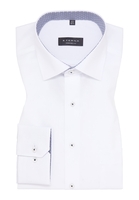 COMFORT FIT Overhemd in wit vlakte