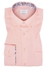 COMFORT FIT Overhemd in zalm vlakte