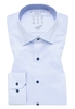 COMFORT FIT Performance Shirt in lyseblå gestructureerd