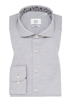 COMFORT FIT Soft Luxury Shirt in grijs vlakte