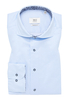 COMFORT FIT Soft Luxury Shirt in lyseblå vlakte