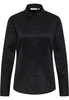 Cover Shirt Blouse in zwart vlakte