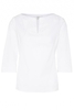 DRIEKWART MOUW BLOUSE 1863 BY ETERNA - PREMIUM SLIM FIT STRETCH WIT