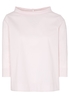 DRIEKWART MOUW BLOUSE 1863 BY ETERNA - PREMIUM STRETCH ROZE UNI