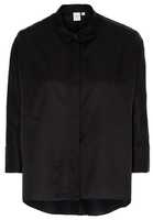 DRIEKWART MOUW BLOUSE 1863 BY ETERNA - PREMIUM ZWART UNI