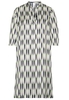 DRIEKWART MOUW BLOUSEJURK 1863 BY ETERNA - PREMIUM BEIGE PRINT