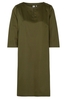 DRIEKWART MOUW BLOUSEJURK 1863 BY ETERNA - PREMIUM OLIJFGROEN UNI