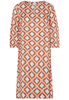 DRIEKWART MOUW BLOUSEJURK 1863 BY ETERNA - PREMIUM ORANJE / KAKI / WIT