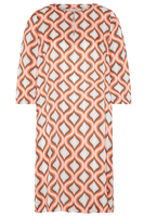 DRIEKWART MOUW BLOUSEJURK 1863 BY ETERNA - PREMIUM ORANJE / KAKI / WIT