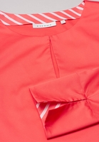 ETERNA DRIEKWART MOUW BLOUSE MODERN CLASSIC ORANJE UNI