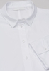ETERNA DRIEKWART MOUW BLOUSE MODERN CLASSIC POPELINE WIT UNI