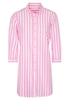 ETERNA DRIEKWART MOUW BLOUSE MODERN CLASSIC ROZE / WIT GESTREEPT