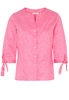 ETERNA DRIEKWART MOUW BLOUSE MODERN CLASSIC ROZE / WIT PRINT