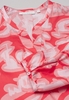 ETERNA DRIEKWART MOUW BLOUSE MODERN CLASSIC ROZE PRINT