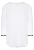 ETERNA DRIEKWART MOUW BLOUSE MODERN CLASSIC WIT UNI