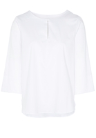 ETERNA DRIEKWART MOUW BLOUSE MODERN CLASSIC WIT UNI