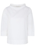 ETERNA DRIEKWART MOUW BLOUSE MODERN CLASSIC WIT UNI