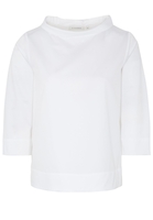 ETERNA DRIEKWART MOUW BLOUSE MODERN CLASSIC WIT UNI