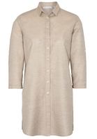 ETERNA DRIEKWART MOUW BLOUSE MODERN CLASSIC ZAND UNI