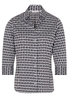 ETERNA DRIEKWART MOUW BLOUSE MODERN CLASSIC ZWART/WIT PRINT