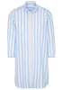 ETERNA DRIEKWART MOUW BLOUSEJURK MODERN CLASSIC LICHT BLAUW / WIT