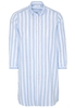 ETERNA DRIEKWART MOUW BLOUSEJURK MODERN CLASSIC LICHT BLAUW / WIT