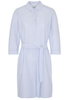 ETERNA DRIEKWART MOUW BLOUSEJURK MODERN CLASSIC UPCYCLING SHIRT OXFORD