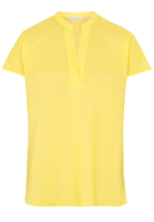 ETERNA KORTE MOUW BLOUSE MODERN CLASSIC GEEL UNI