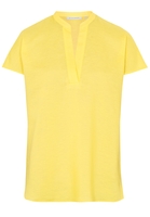 ETERNA KORTE MOUW BLOUSE MODERN CLASSIC GEEL UNI
