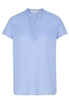 ETERNA KORTE MOUW BLOUSE MODERN CLASSIC LICHTBLAUW UNI
