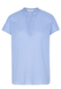 ETERNA KORTE MOUW BLOUSE MODERN CLASSIC LICHTBLAUW UNI