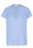 ETERNA KORTE MOUW BLOUSE MODERN CLASSIC LICHTBLAUW UNI
