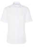 ETERNA KORTE MOUW BLOUSE MODERN CLASSIC STRETCH WIT UNI
