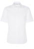 ETERNA KORTE MOUW BLOUSE MODERN CLASSIC STRETCH WIT UNI