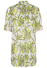 ETERNA KORTE MOUW BLOUSEJURK MODERN CLASSIC GREON/WIT PRINT