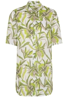 ETERNA KORTE MOUW BLOUSEJURK MODERN CLASSIC GREON/WIT PRINT