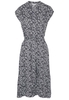 ETERNA KORTE MOUW BLOUSEJURK MODERN CLASSIC ZWART PRINT