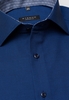 ETERNA KORTE MOUW OVERHEMD COMFORT FIT BLAUW MET RELIËF