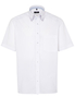 ETERNA KORTE MOUW OVERHEMD COMFORT FIT CHAMBRAY WIT UNI