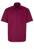 ETERNA KORTE MOUW OVERHEMD COMFORT FIT KETTLANCÈ ROOD MET RELIËF