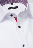 ETERNA KORTE MOUW OVERHEMD COMFORT FIT POPELINE WIT UNI