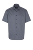 ETERNA KORTE MOUW OVERHEMD COMFORT FIT TWILL GRIJS PRINT