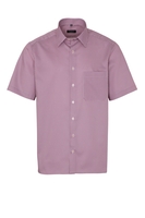 ETERNA KORTE MOUW OVERHEMD COMFORT FIT TWILL ROOD/BLAUW PRINT